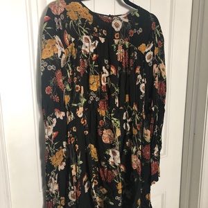 Winter Floral Dress